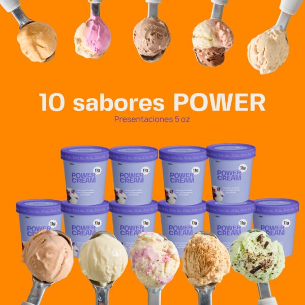 Combo Power x10 (10 sabores de 5 oz)